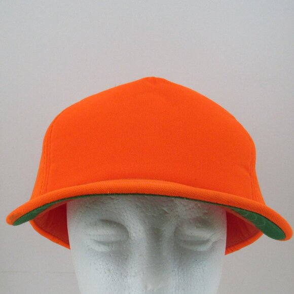 YoungAn Headwear Hunter Orange Men's Adjustable Snapback Cap Hat Made in Korea - Picture 2 of 8